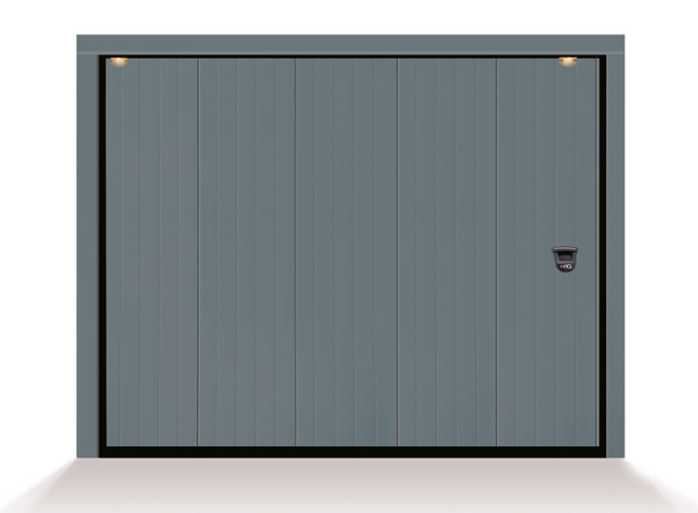 scorrevole alba 5 doghe liscio grigio ral 7016