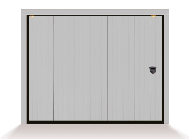 scorrevole alba 5 doghe liscio grigio ral 9006