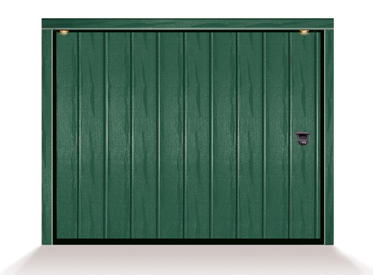 scorrevole bellagio 2 doghe goffrato legno verde ral 6009