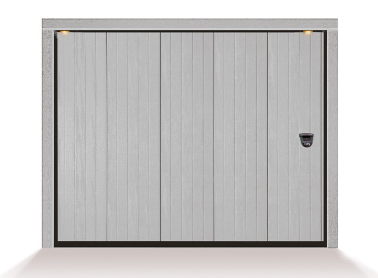scorrevole sorrento 5 doghe goffrato legno grigio ral 9006