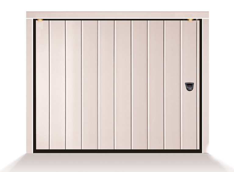 scorrevole urbino 2 doghe liscio bianco ral 9010