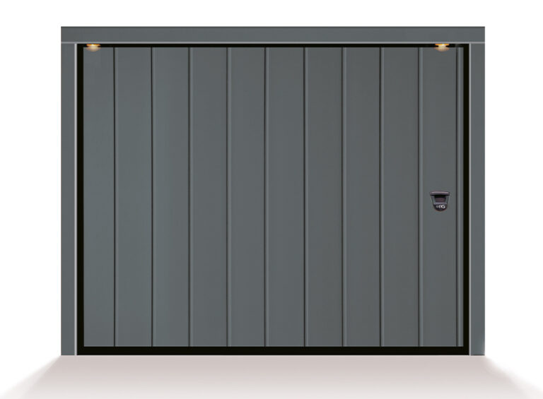 scorrevole urbino 2 doghe liscio grigio ral 7016