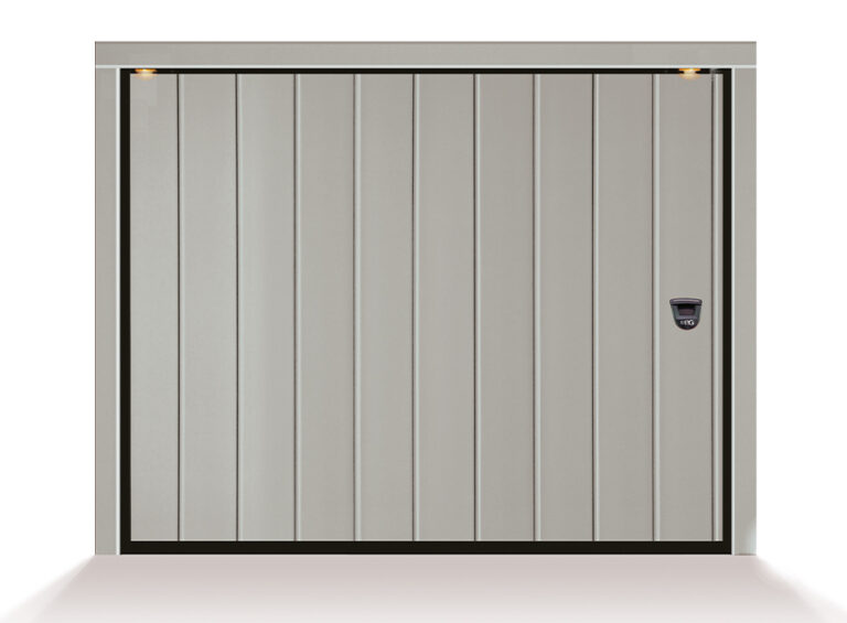 scorrevole urbino 2 doghe liscio grigio ral 7035