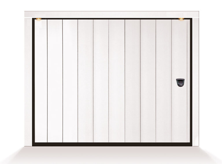 scorrevole venezia 2 doghe liscio bianco ral 9010