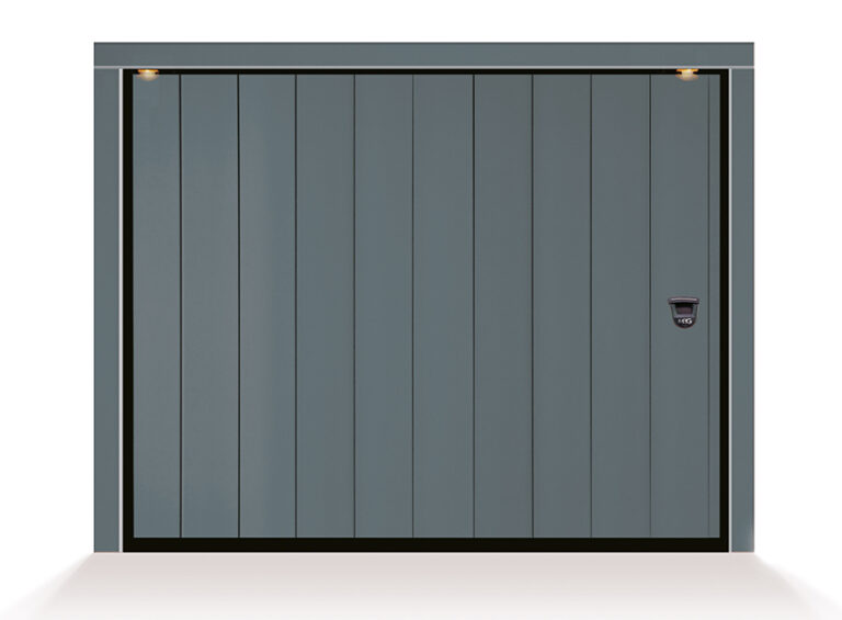 scorrevole venezia 2 doghe liscio grigio ral 7016