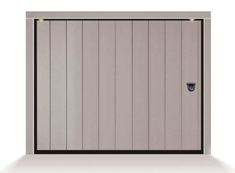 scorrevole venezia 2 doghe liscio grigio ral 9006