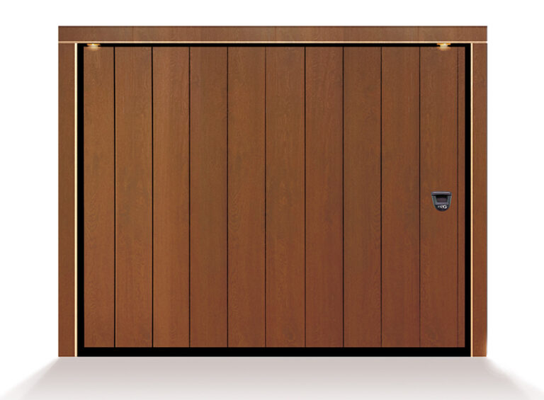 scorrevole venezia 2 doghe liscio effetto legno noce