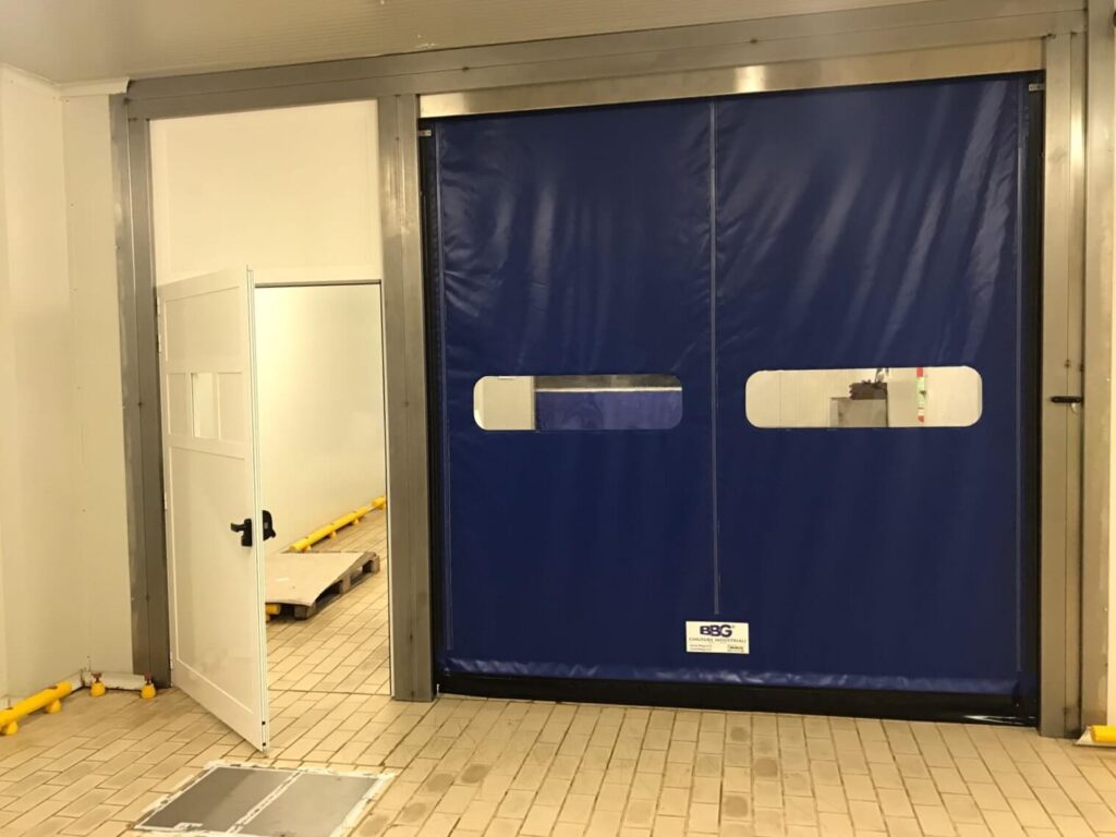 porta pedonale industriale laterale uscita di sicurezza per capannoni - bbg