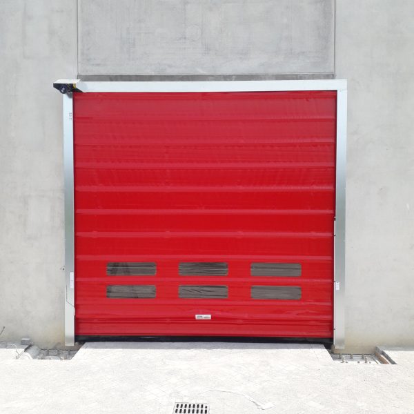 Porta rapida impacchettamento Leonardo in posa esterna